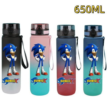 New Sonic Hedgehog 650ML Sports Water Bottle