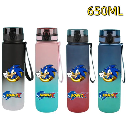 New Sonic Hedgehog 650ML Sports Water Bottle