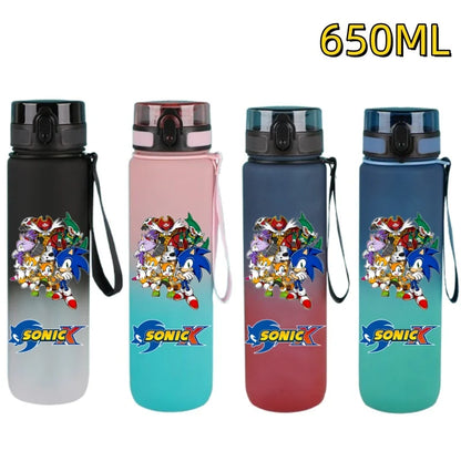 New Sonic Hedgehog 650ML Sports Water Bottle