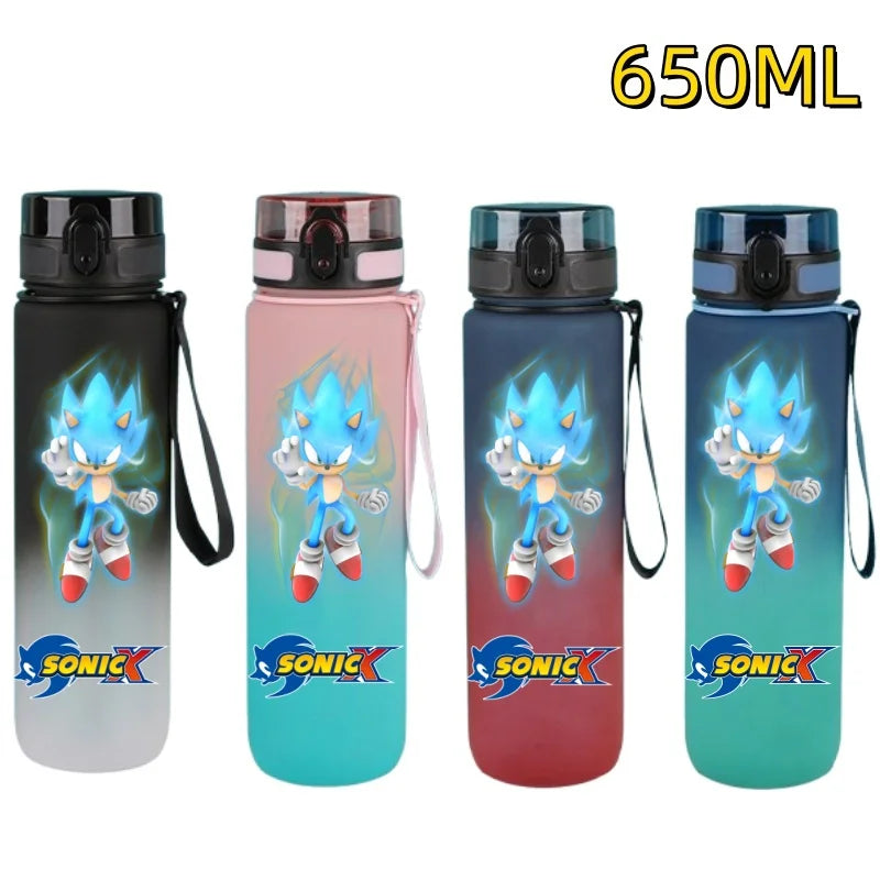 New Sonic Hedgehog 650ML Sports Water Bottle