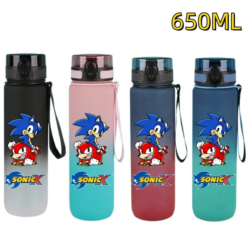 New Sonic Hedgehog 650ML Sports Water Bottle