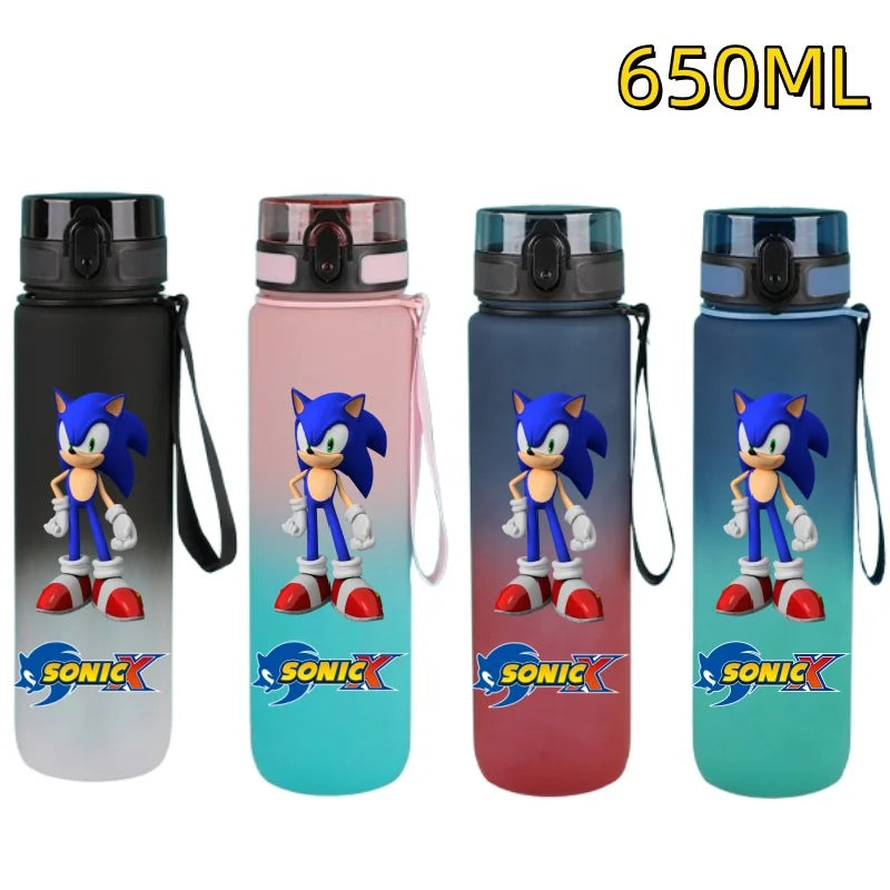 New Sonic Hedgehog 650ML Sports Water Bottle