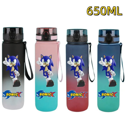 New Sonic Hedgehog 650ML Sports Water Bottle