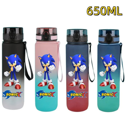 New Sonic Hedgehog 650ML Sports Water Bottle