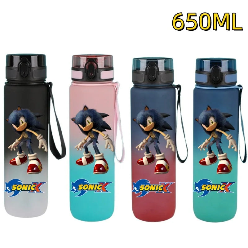 New Sonic Hedgehog 650ML Sports Water Bottle