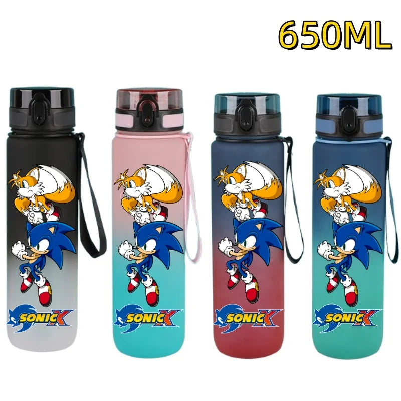 New Sonic Hedgehog 650ML Sports Water Bottle