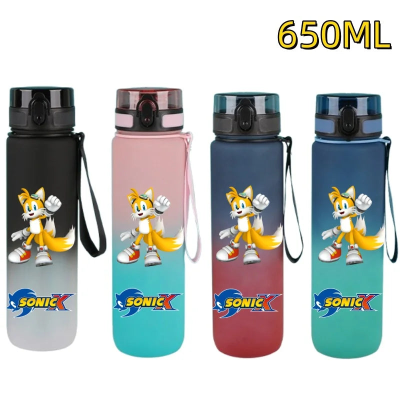 New Sonic Hedgehog 650ML Sports Water Bottle