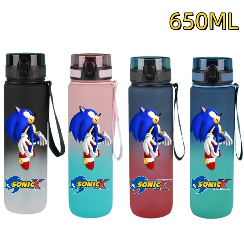 New Sonic Hedgehog 650ML Sports Water Bottle