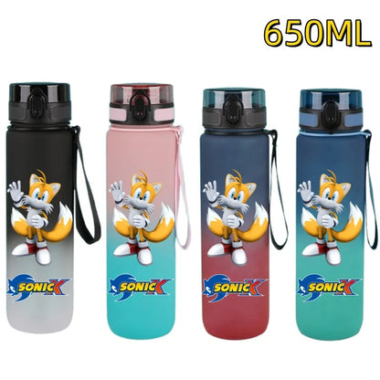 New Sonic Hedgehog 650ML Sports Water Bottle