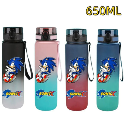 New Sonic Hedgehog 650ML Sports Water Bottle