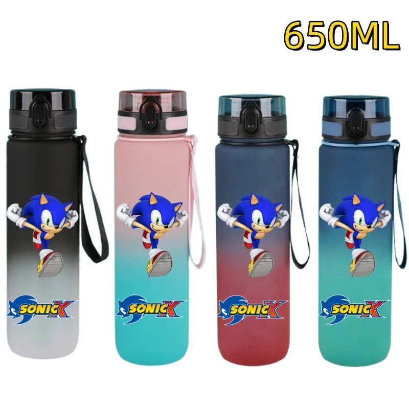 New Sonic Hedgehog 650ML Sports Water Bottle