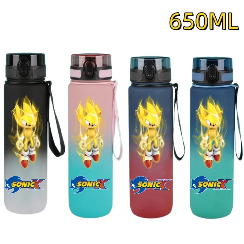 New Sonic Hedgehog 650ML Sports Water Bottle